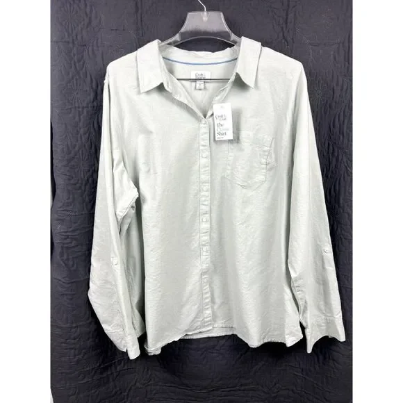 croft and barrow white dress shirt Men's Easy Care Classic Fit Croft & Barrow White Dress Collared Shirt Size XL